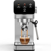 Juissiart Espresso Machine Coffee Maker, 20-Bar Italian Pump, 1350W Boiler, Stainless Steel, 40oz Removable Water Tank, Silver, CME1110