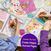 ONE TO FOUR XP5615 2-Pack Mega DIY Journal Kit, Art & Craft Set for Tweens, Scrapbook & Diary Kit, Multicolor