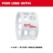 Milwaukee 49-56-7575 Quik-lok Arbor Large Thread Pin Adapter (2-pack)