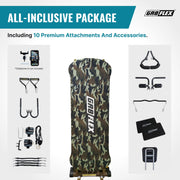 GR8FLEX Multi-Station Home Gym, Military XL, 15 Resistance Levels, Alloy Steel Frame, Black