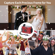 Texvora 8 Pack Disposable 35mm Film Cameras, Compact Mini Point-and-Shoot Cameras for Wedding, Bachelorette, Birthday, Concert, Travel