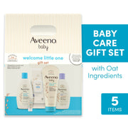 Aveeno Baby Welcome Little One Gift Set, Nourishing Oat, 5 items