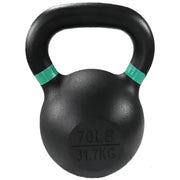 BalanceFrom Cast Iron Kettlebell, Single, 70 lbs