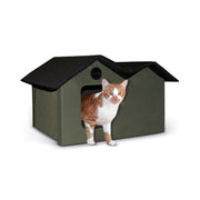 K&H Pet Products 3971 Outdoor Heated Kitty House Extra-Wide Unheated