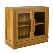 Better Homes & Gardens 441423 Ezra Accent Cabinet, Light Honey Finish