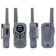 Onn. 100111927 23 mile Walkie Talkie 3 pack with Two Way Radios, LED Light, 22 FRS Channel Options