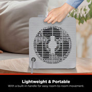 Pelonis 1500W Electric Fan-Forced Space Heater, 3-Speed Settings, Fan-Only Mode, White, PSHF10M1AWWV