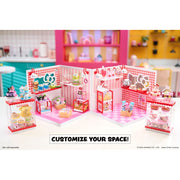 MGA Entertainment Make It Mini Spaces Hello Kitty Building Set, Customizable Design, Exclusive Accessories, Multicolor, 12 in, 547181