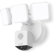 Wyze Cam Floodlight Pro Outdoor Security Camera, 3000-Lumen Adjustable LEDs, 180 Panoramic View, 2K HD, Color Night Vision, Motion Detection, 105dB Siren, Wired, White, WYZECFLP