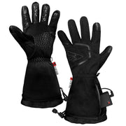 ActionHeat Featherweight AA Battery Heated Gloves for Men, Black, Small-Medium, Lightweight Cold Weather Gloves with Silicone Grip and Waterproof Battery Pocket