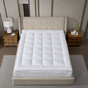 Allswell Down Alternative Mattress Topper, Medium Firmness, White, King Size, 2.5 Inch Thickness, WM23AW-TP21KG