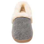 Minnetonka Moccasin Dina Slippers for Ladies - Grey - L(8-9)