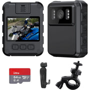 Musicozy 013 1080P Police Body Cameras W/Audio & Video Recording, Black