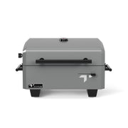 TYTUS Emberwood Charcoal Tabletop Grill, 421 Sq In Cooking Area, Porcelain-Enameled Cast Iron Grates, Gunmetal Gray, Portable, TDT-GHS-CHAR