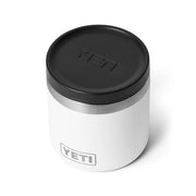 Yeti Rambler 8 oz Insulated Food Jar, Vacuum Insulated, Stainless Steel, White, Airtight Lid, 21071504502