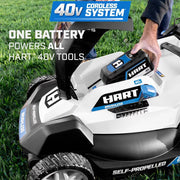 HART HLPM051VNM 40-Volt Cordless 20-inch Brushless Self Propelled Mower Kit