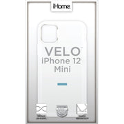 iHome 2IHPC0781W0W2 Clear Velo Case for iPhone 12 Mini, White