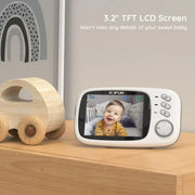 BOIFUN VB603 Baby Monitor with Camera and Audio, No WiFi, VOX Mode, Night Vision, 3.2'' HD Screen, Two-Way Audio, Baby Camera