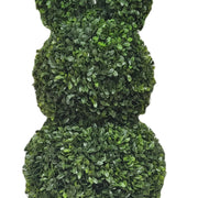 My Texas House Boxwood Easter Bunny Topiary, Green, 35 in, Plastic Pot