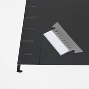 Pen+Gear Portable File Organizer Box with 5 Hanging Folders, Black Plastic, Letter Size, ST2128