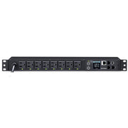 CyberPower Switched Power Distribution Unit, 8 Switchable NEMA 5-15R Outlets, 100-120V 15A, 1U Rackmount, Black, PDU41001