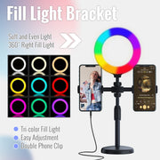 Also Go BAOKALER 48V XLR Large Diaphragm Condenser Microphone Kit with Live Sound Card, Bluetooth 5.2, USB-C, RGB Lighting