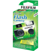 Fujifilm 600022268 12.5MP QuickSnap One Time Use 35mm Camera with Flash Black/Green