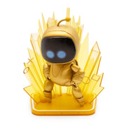 CultureFly Astro Bot Golden Captain Astro Collectible Vinyl Figure, 7-Inch, Multicolor, Includes PlayStation-Themed Display Stand