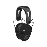Walker's Razor Slim Quad Bluetooth Electronic Hunting Earmuffs, Black, Tacti-Grip Headband, Gel Earpads, Compact Folding Design