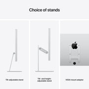 Apple Studio Display 27-Inch 5K Retina Monitor with Nano-Textured Glass, VESA Mount Adapter, Silver
