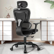 Coolhut 769ZKP-Black Ergonomic Office Desk Chair With Lumbar Support - Black