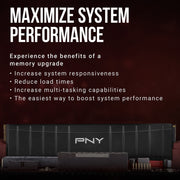 PNY XLR8 DDR4 3600MHz LP Kit Gaming 16GB 3600MHz Low Profile Desktop Memory Kit, 2x8GB, CL18, Aluminum Heat Spreader