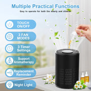 AirFire AP201 HEPA Air Purifier for Home up to 1650 Sq.ft, Black