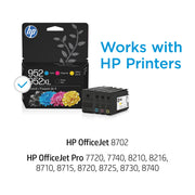 HP N9K28AN#RFD 952 CMY and 952XL Black Ink Cartridge Pack, High Yield, Original Ink for OfficeJet Selected Models