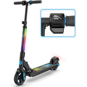 EVERCROSS EV06C Kids Electric Scooter, Foldable, 9.3 MPH Speed, 5 Mile Range, LED Display, Pink