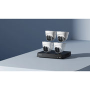 Reolink NVS8-8MD4 4K 8MP Dome Cameras with 8-Channel 2TB NVR Security System, 4pk