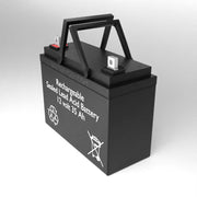 BatteryGuy Rechargeable Sealed Lead Acid Battery, 12V 35Ah, AGM Technology, Maintenance Free, Spill Proof, NB3 Connector, PS-12330
