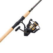 Penn Battle IV Travel Spinning Fishing Rod and Reel Combo, 7ft Medium Graphite Composite Rod, 4000 Size Reel, CNC Gear Technology, HT-100 Carbon Fiber Drag System, Soft Travel Case, Spare Spool, BTLIV4000703MTRVL