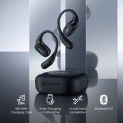 Shokz T910 OpenFit Open-Ear True Wireless Bluetooth Headphones Sweat Resistant 28 Hours Playtime