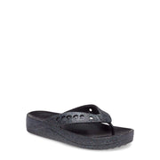 Crocs Women's Baya Platform Glitter Flip Sandal, Size 4