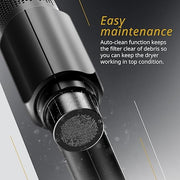 Wahl Vanquish Hair Dryer with SmoothTone Motor, Controlled Airflow, 4 Heat and 3 Speed Settings, Auto-Clean Function, Lightweight Slim Design, 3026641