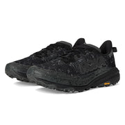 Hoka Speedgoat 6 GTX Men's Trail Running Shoes, Waterproof GORE-TEX, Vibram Megagrip Outsole, Black Outer Orbit, Size 9 D, 1155150-BCKT