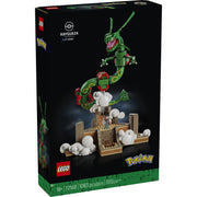 LEGO Pokmon Rayquaza Building Set, Posable Legendary Figure with Trainer Minifigure, Sky Pillar Base, 1083 Pieces, Multicolor, 6589500