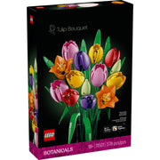 LEGO Botanicals Tulip Bouquet Building Set, 576 Pieces, Adjustable Artificial Flowers, Multicolor, Ages 18+, 11501