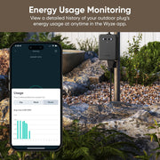 Wyze WLPPO1-1_CA Outdoor Smart Plug with Dual Outlets