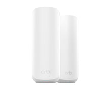 NETGEAR Orbi 260 Series Dual-Band Mesh Wi-Fi 7 System, 3.6 Gbps Speed, 2-Pack, White, RBE262-100NAS