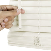 Chicology Cordless 1-Inch Vinyl Mini Blinds, Room Darkening, Alabaster, 36