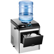 VIVOHOME VH1043US Electric 2 in 1 Countertop Ice Maker, Ice and Water Dispenser Machine 48lbs/Day