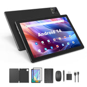 PUTTECH 1 Android 14 Tablet 10 Inch Quad-Core 6GB RAM 64GB ROM 1TB Expandable