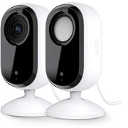 Arlo VMC3060 Essential Security Camera 2K, Baby Monitor & Pet Camera, 2nd Gen, Baby Monitor and Pet Camera, Wired Automated Privacy Shield, 2-Way Audio, Night Vision, Live Stream